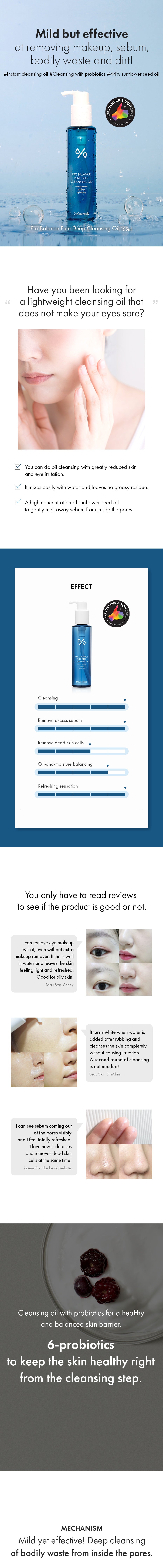 Dr. Ceuracle Pro Balance Pure Deep Cleansing Oil